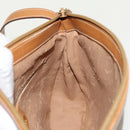 GUCCI Micro GG Canvas Shoulder Bag Beige Gold 007 87 0018 Auth 96319-19