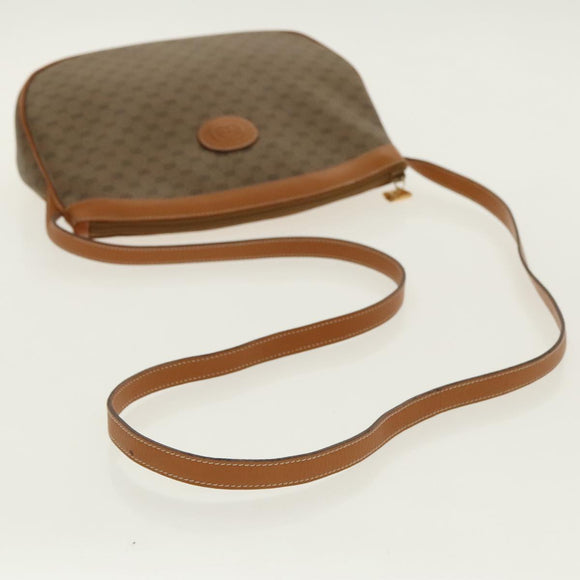 GUCCI Micro GG Canvas Umhängetasche Beige Gold 007 87 0018 Auth 96319