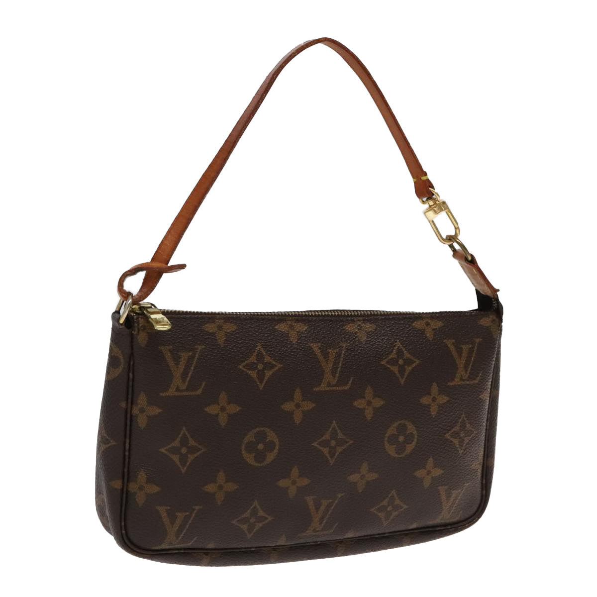 LOUIS VUITTON Monogram Pochette Accessoires Pouch M51980 LV Auth 96325