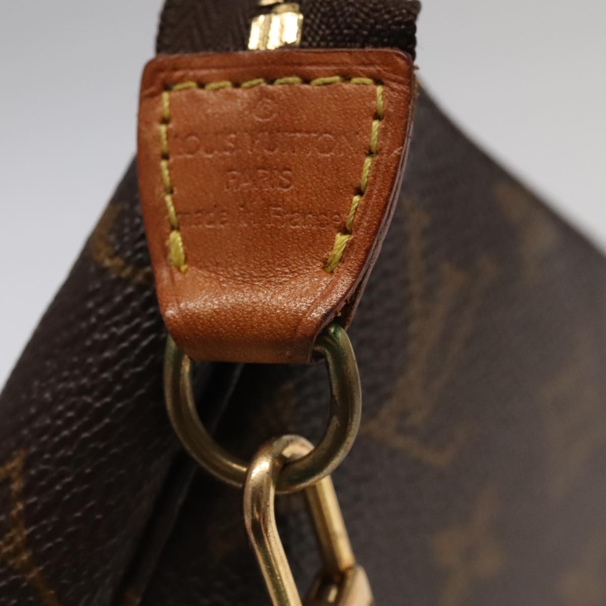 LOUIS VUITTON Monogram Pochette Accessoires Pouch M51980 LV Auth 96325