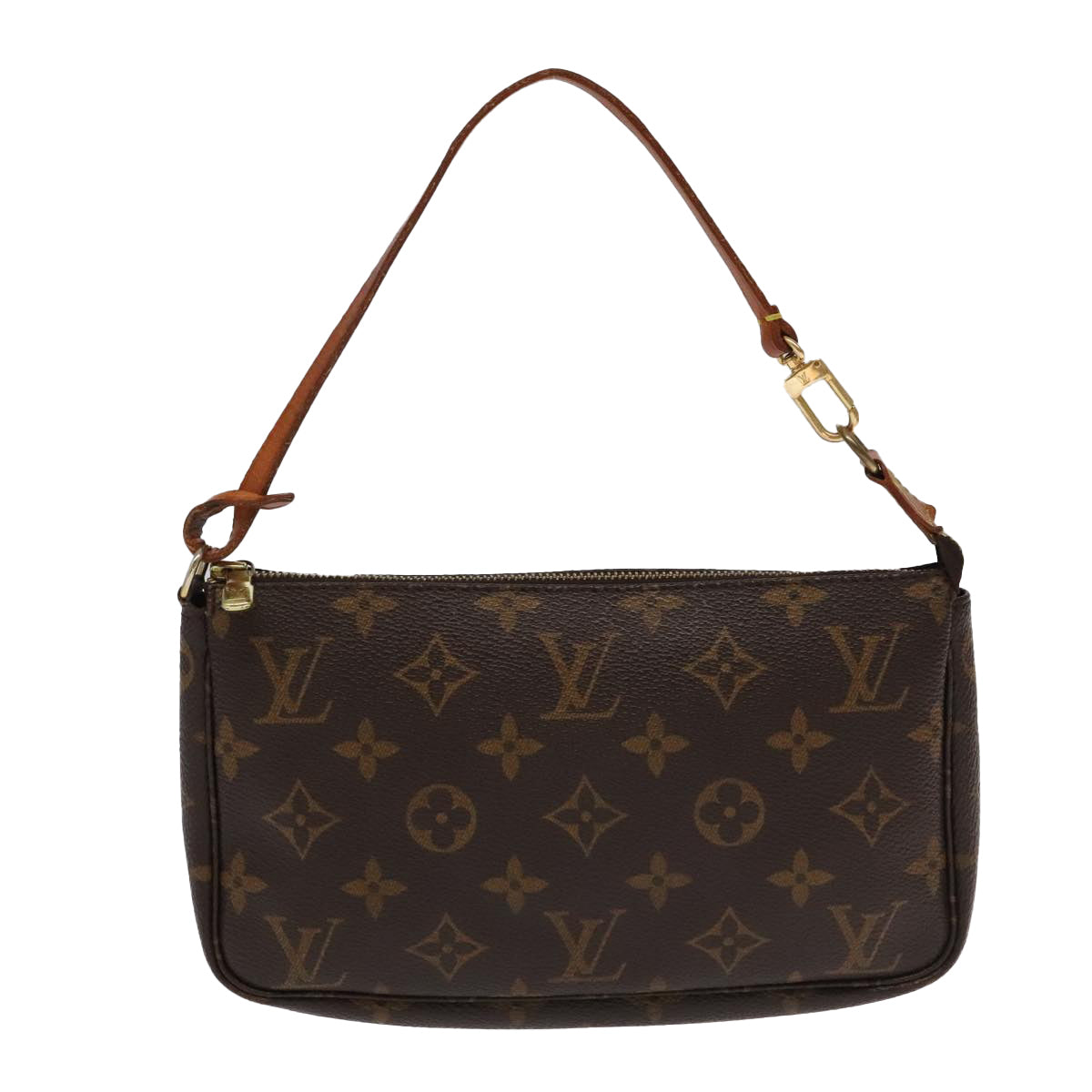 LOUIS VUITTON Monogram Pochette Accessoires Pouch M51980 LV Auth 96325