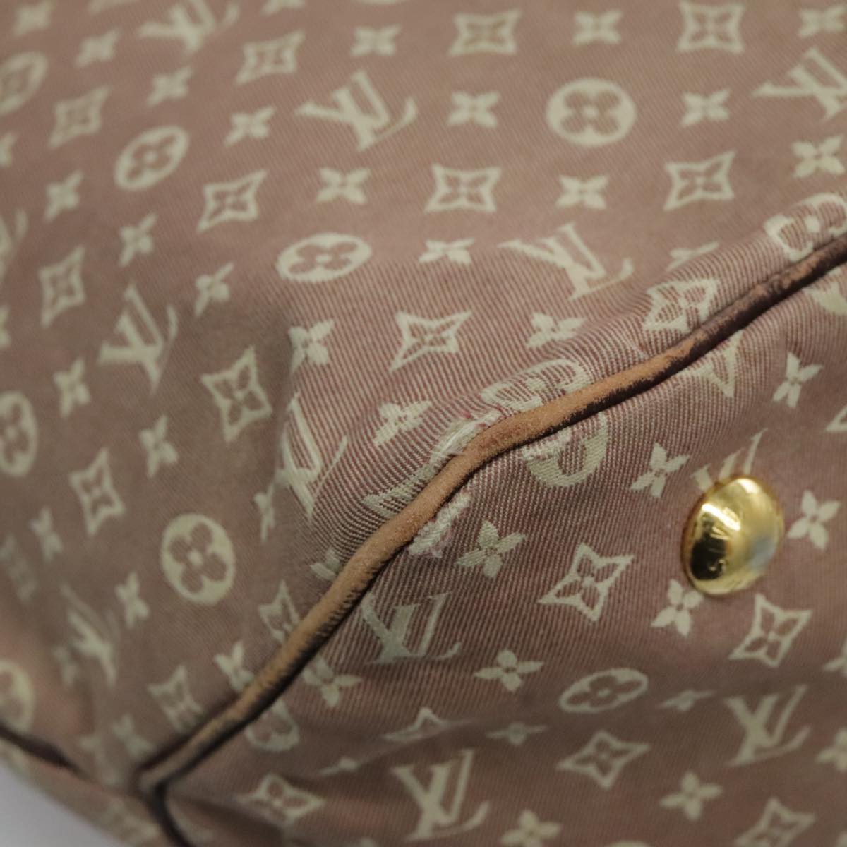 LOUIS VUITTON Monogram Ideal Ballad MM Shoulder Bag Sepia Red M40572 Auth 96330