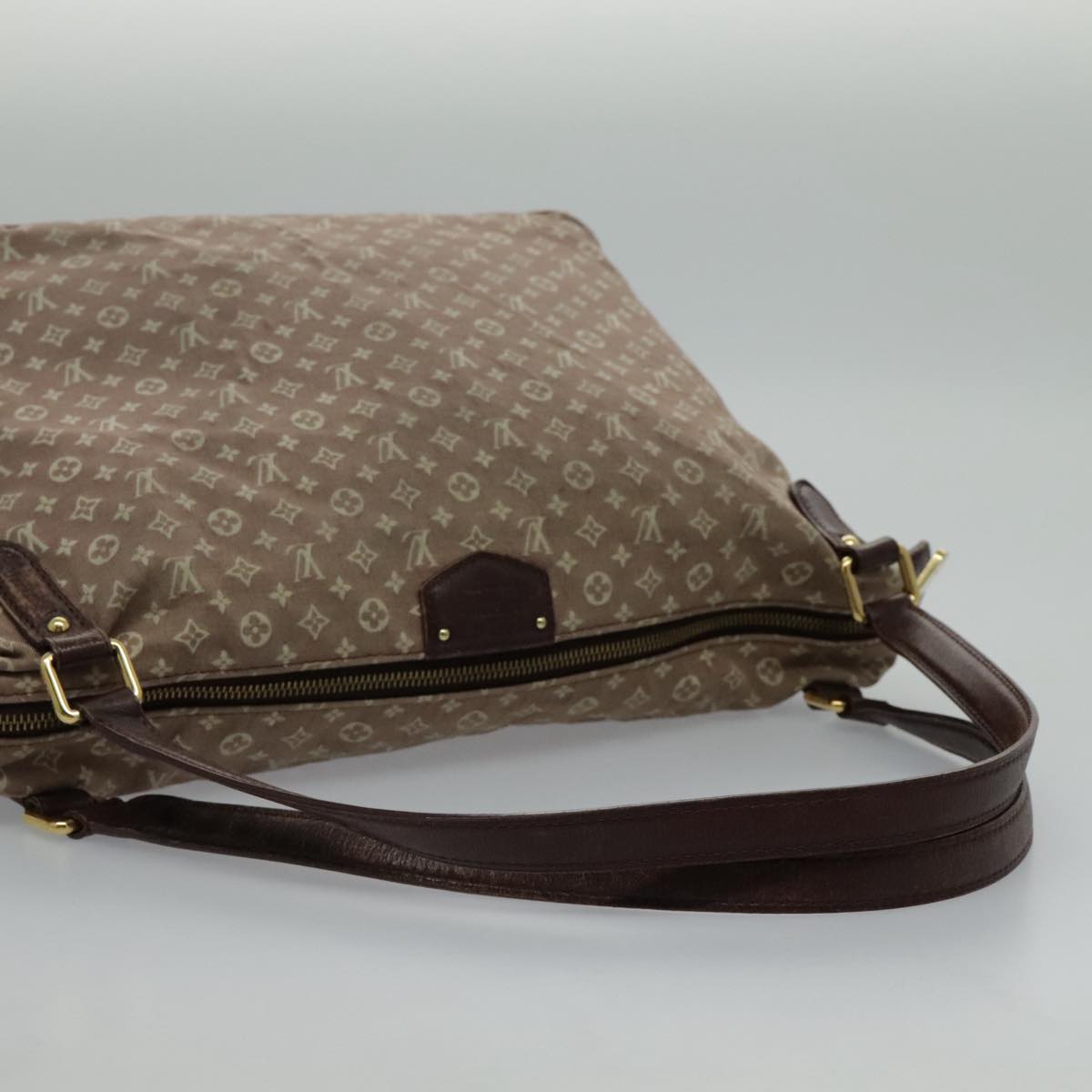 LOUIS VUITTON Monogram Ideal Ballad MM Shoulder Bag Sepia Red M40572 Auth 96330