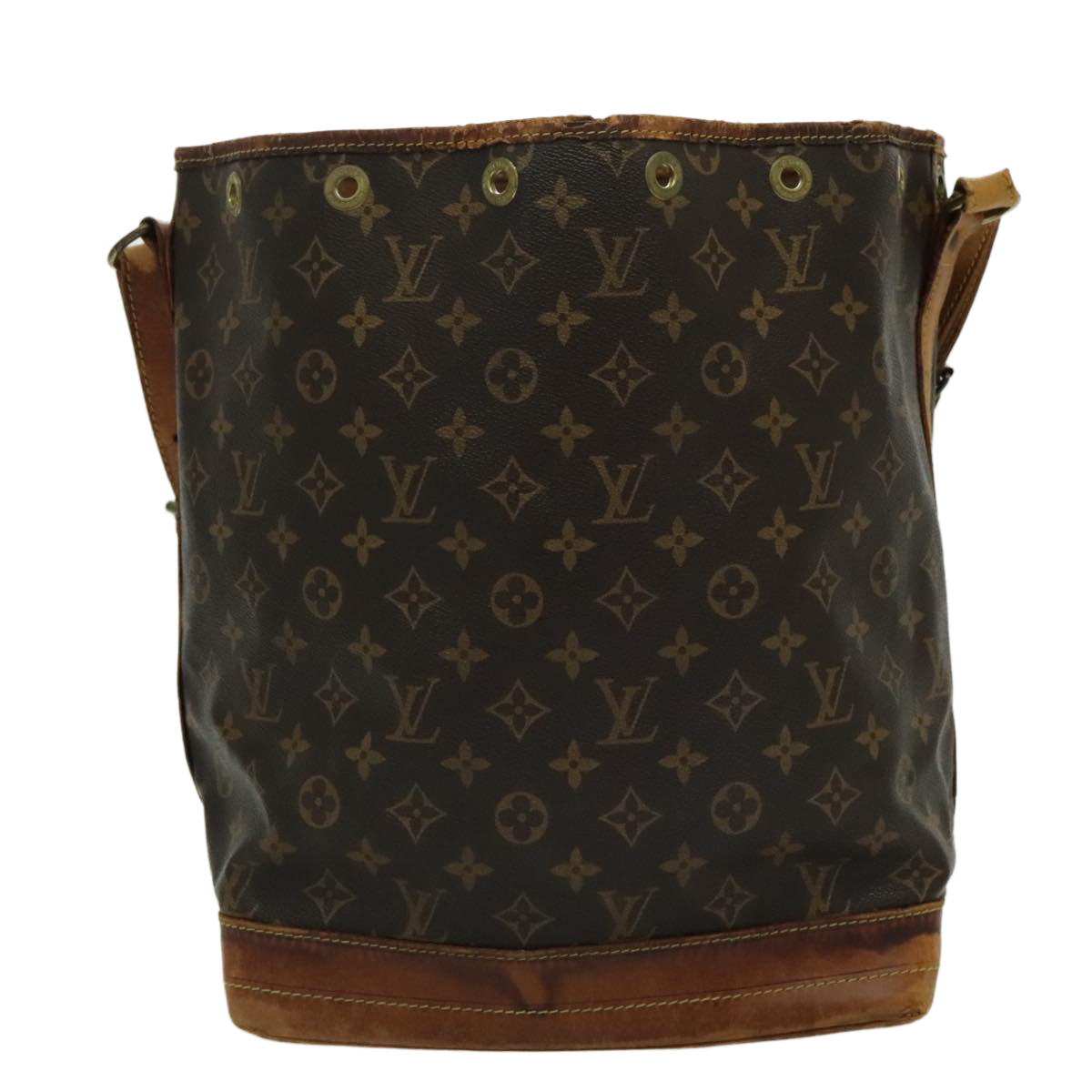 LOUIS VUITTON Monogram Noe Shoulder Bag M42224 LV Auth 96339