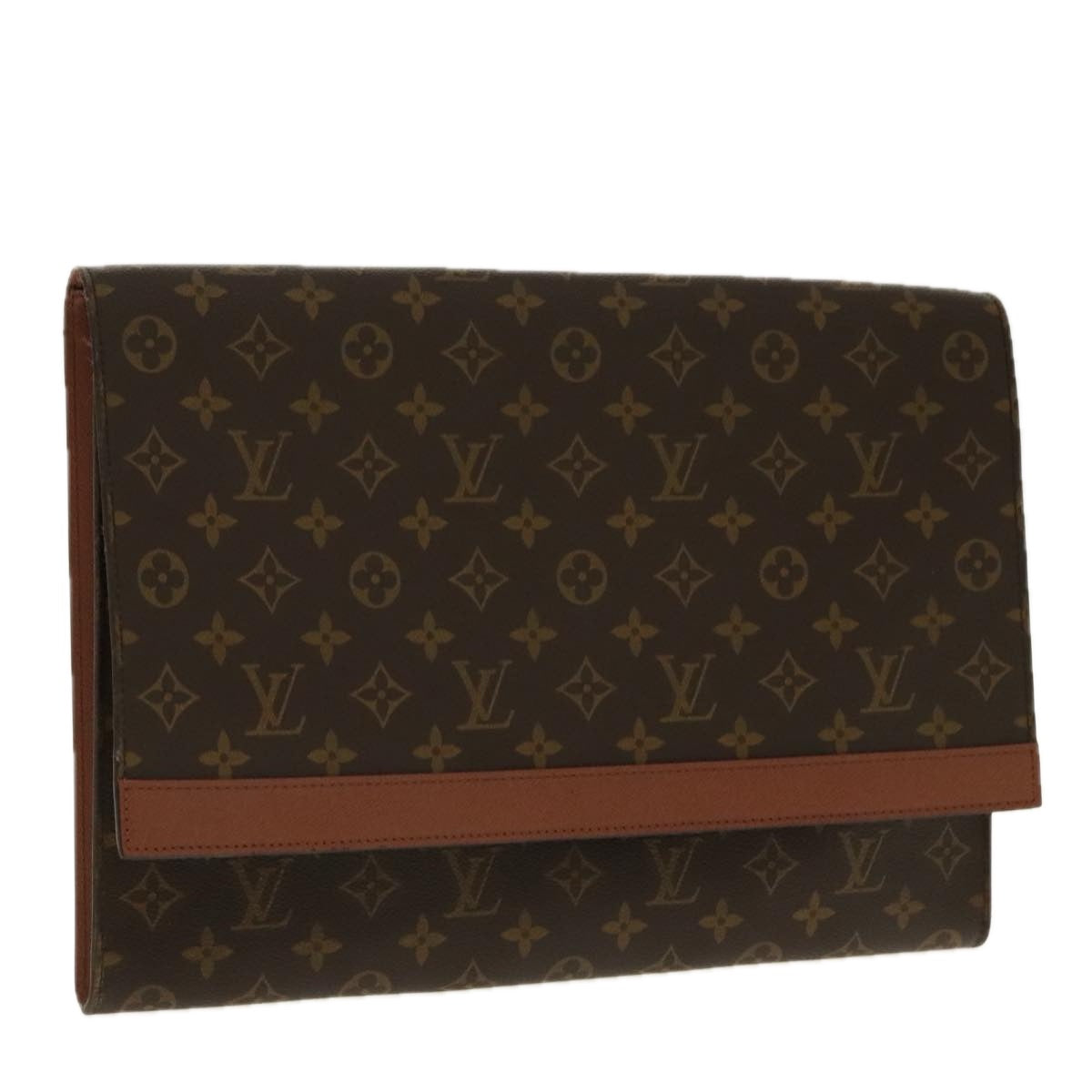 LOUIS VUITTON Monogram Porte Envelope Clutch Bag M51801 LV Auth 96348