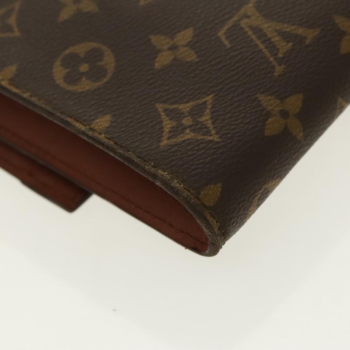 LOUIS VUITTON Monogram Porte Envelope Clutch Bag M51801 LV Auth 96348