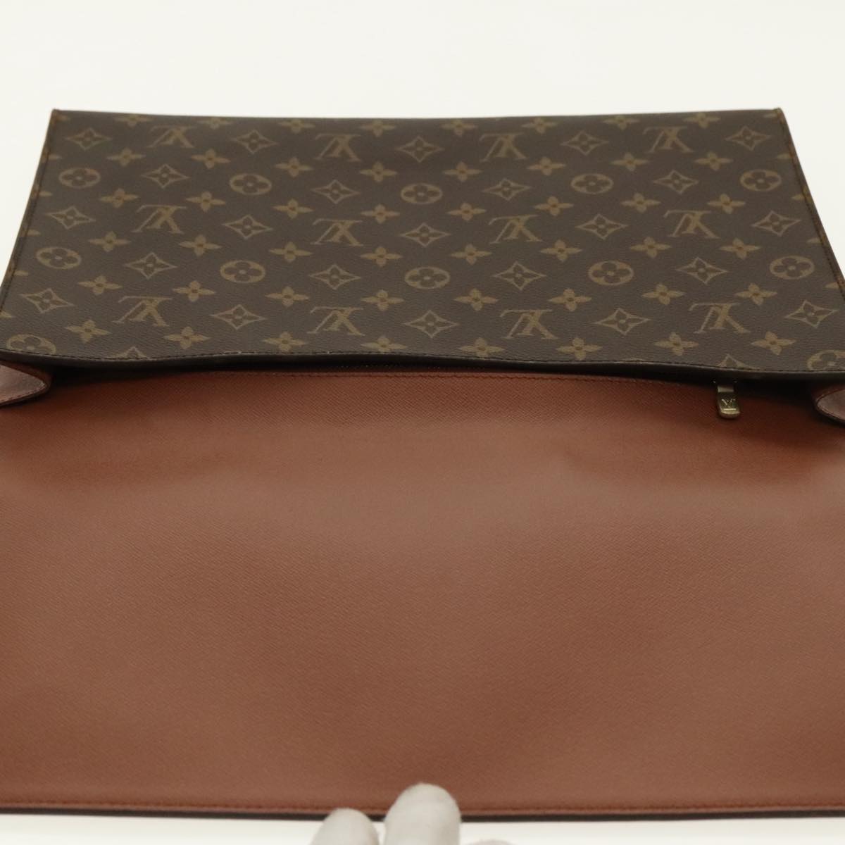 LOUIS VUITTON Monogram Porte Envelope Clutch Bag M51801 LV Auth 96348