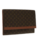 LOUIS VUITTON Monogram Porte Envelope Clutch Bag M51801 LV Auth 96348-1