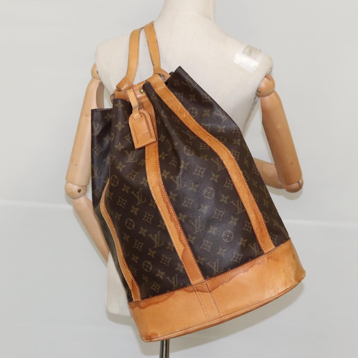 LOUIS VUITTON Monogram Randonnee GM Shoulder Bag M42244 LV Auth 96349