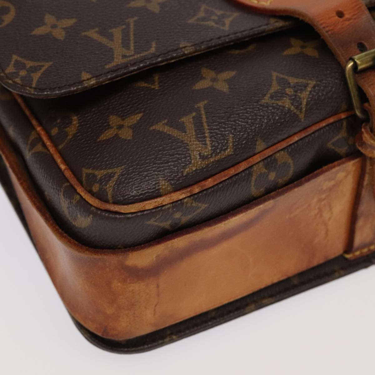 LOUIS VUITTON Monogram Cartouchiere GM Shoulder Bag M51252 LV Auth 96368