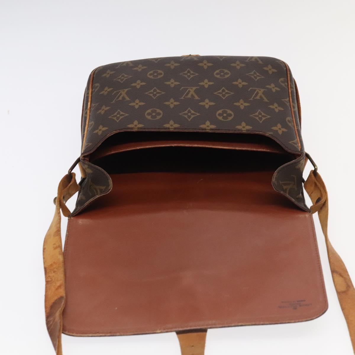 LOUIS VUITTON Monogram Cartouchiere GM Shoulder Bag M51252 LV Auth 96368