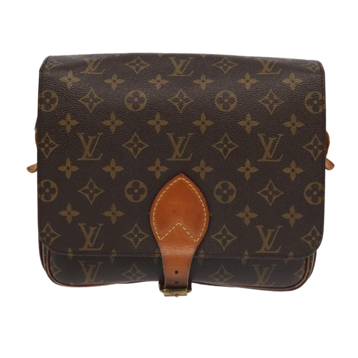 LOUIS VUITTON Monogram Cartouchiere GM Shoulder Bag M51252 LV Auth 96368