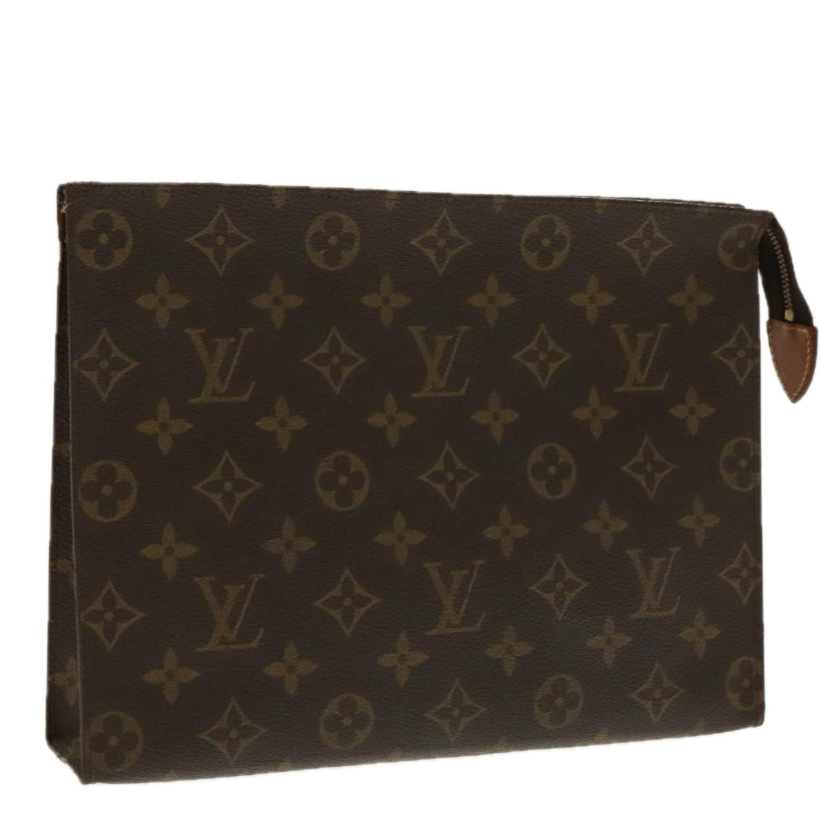 LOUIS VUITTON Monogram Poche Toilette 26 Pouch M47542 LV Auth 96370