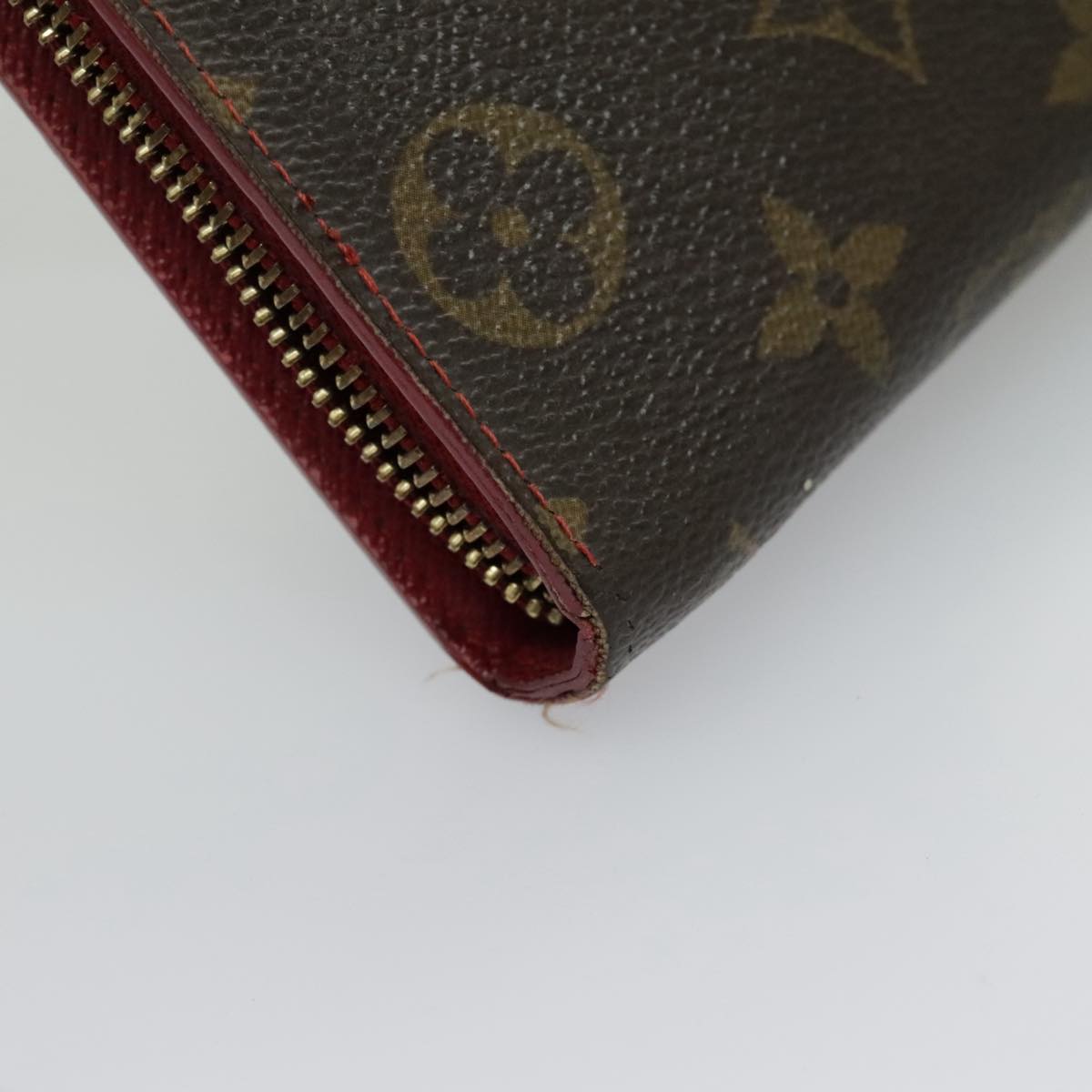 LOUIS VUITTON Monogram Cherry Porte Monnaie Zip Long Wallet M95006 LV Auth 96399