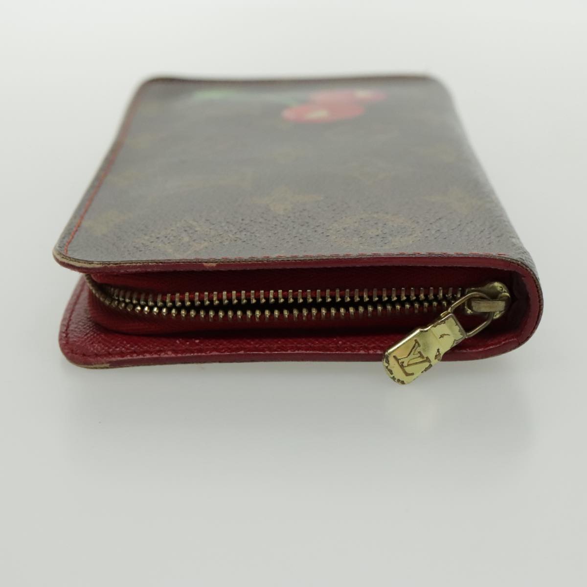 LOUIS VUITTON Monogram Cherry Porte Monnaie Zip Long Wallet M95006 LV Auth 96399 - 0