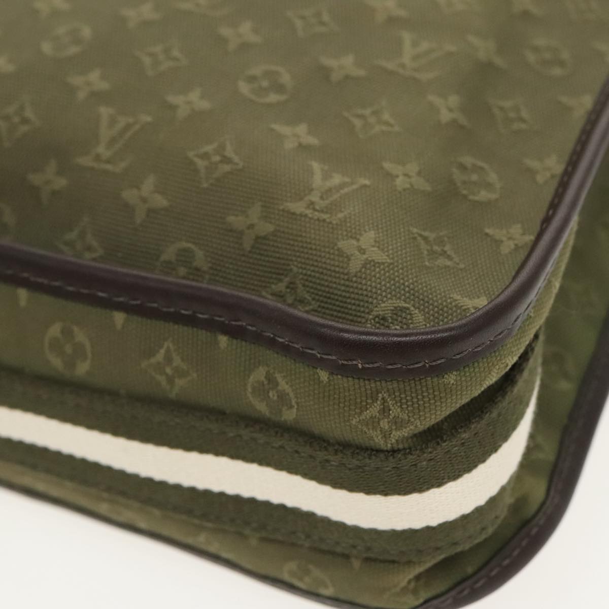 LOUIS VUITTON Monogram Mini Besace Mary Kate Bag TST Khaki M92322 Auth 96407