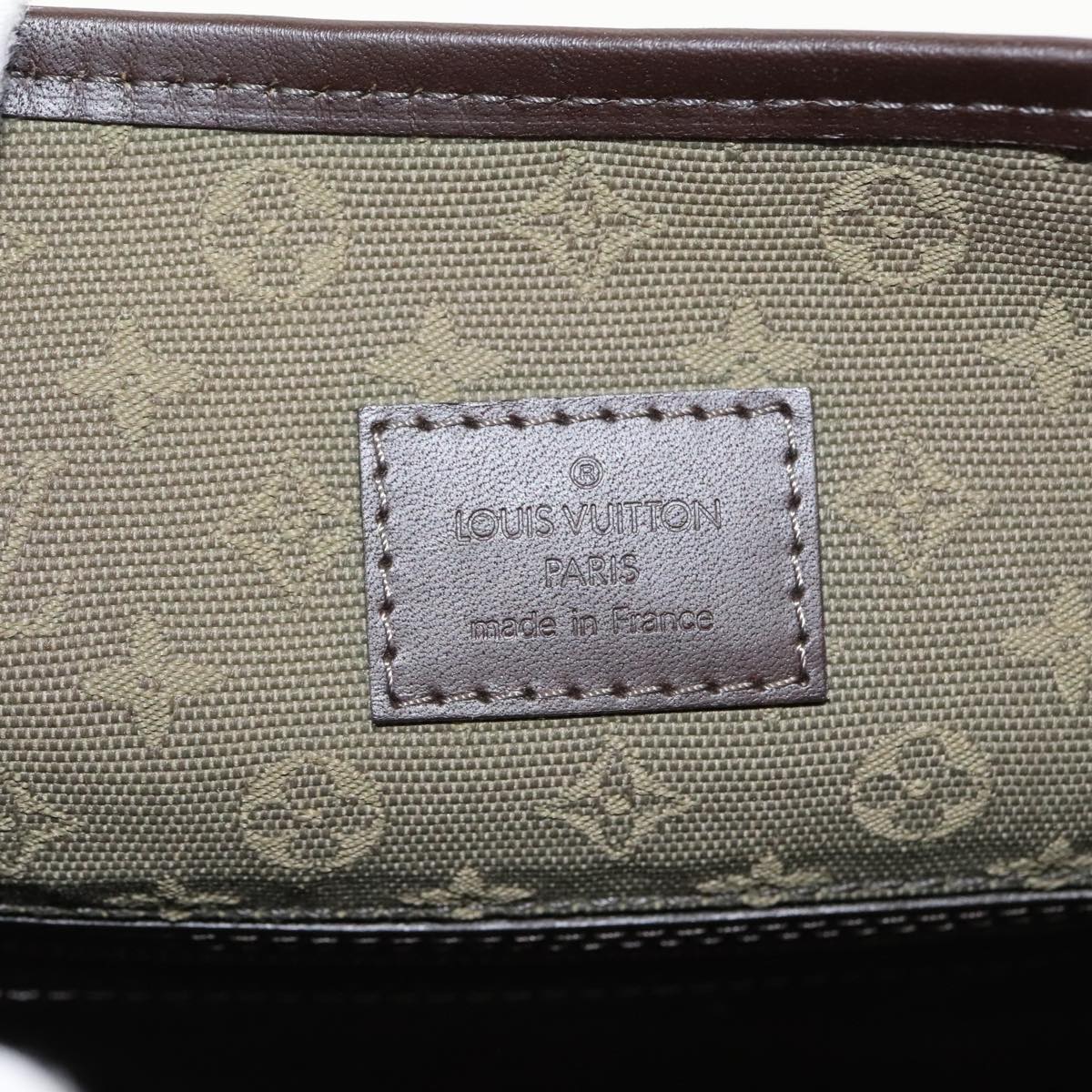 LOUIS VUITTON Monogram Mini Besace Mary Kate Bag TST Khaki M92322 Auth 96407