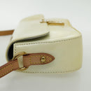 LOUIS VUITTON Monogram Vernis Malibu street Shoulder Bag Perle M91507 Auth 96411-3