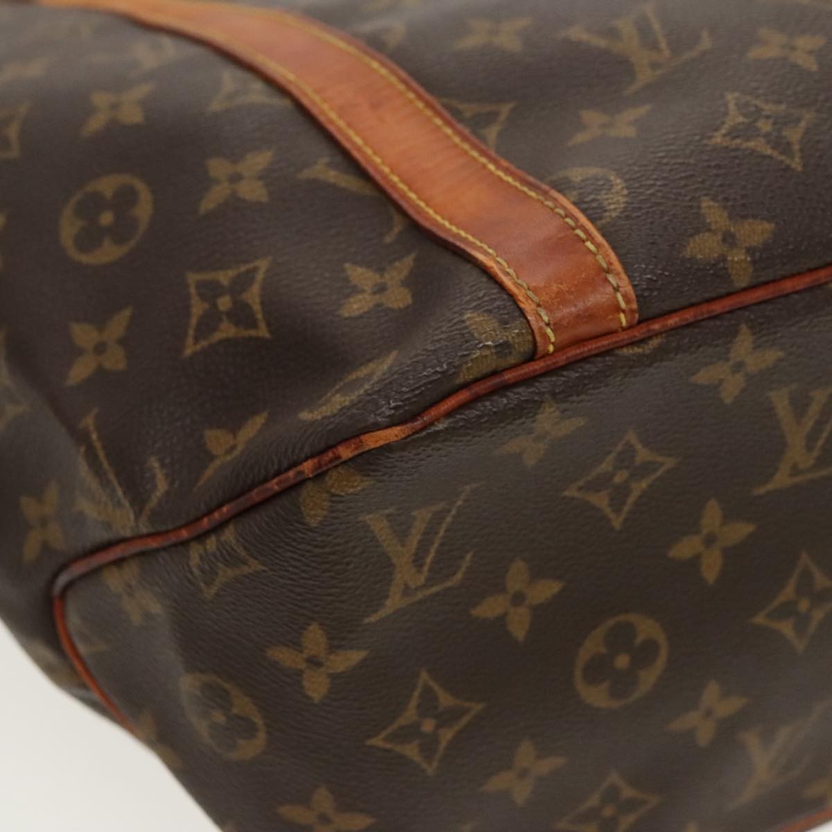 LOUIS VUITTON Monogram Sac Shopping Tote Bag M51108 LV Auth 96463