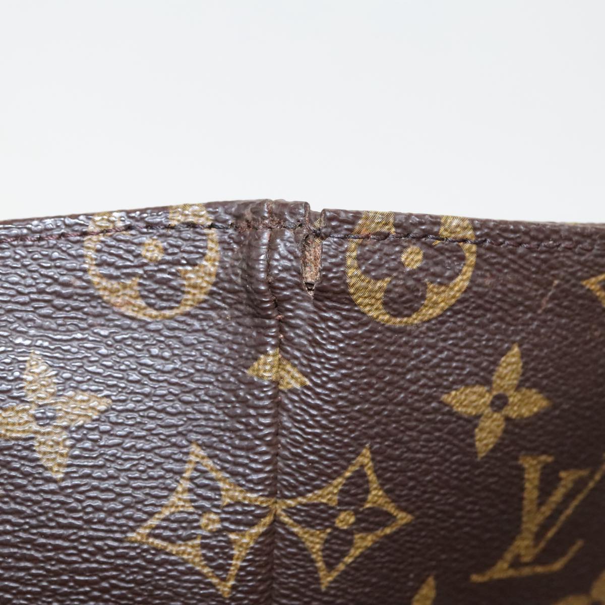 LOUIS VUITTON Monogram Sac Shopping Tote Bag M51108 LV Auth 96463