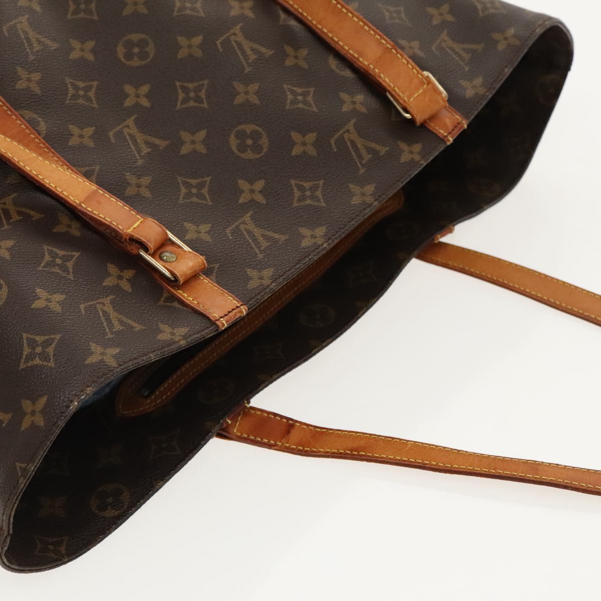 LOUIS VUITTON Monogram Sac Shopping Tote Bag M51108 LV Auth 96463