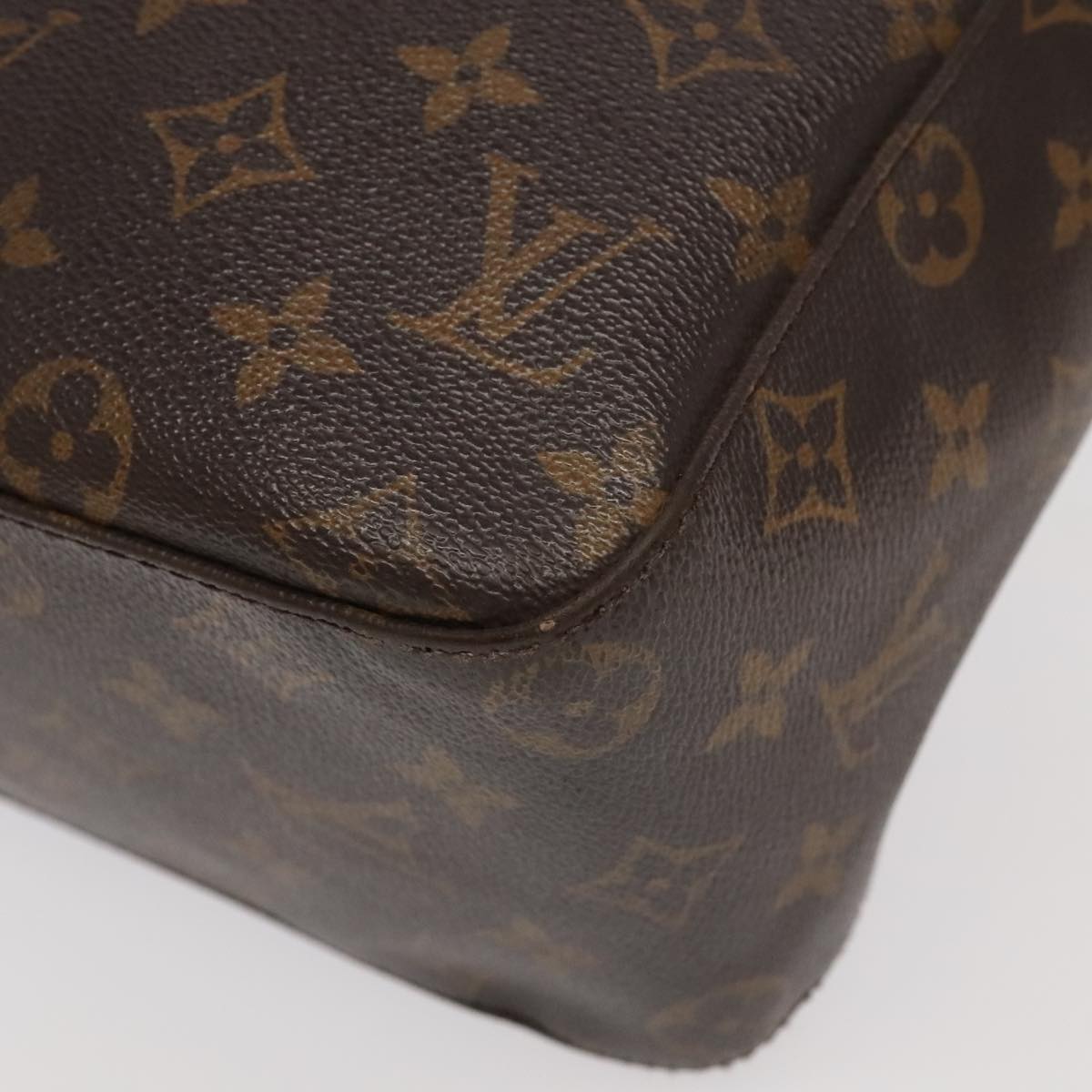 LOUIS VUITTON Monogram Looping GM Shoulder Bag M51145 LV Auth 96475