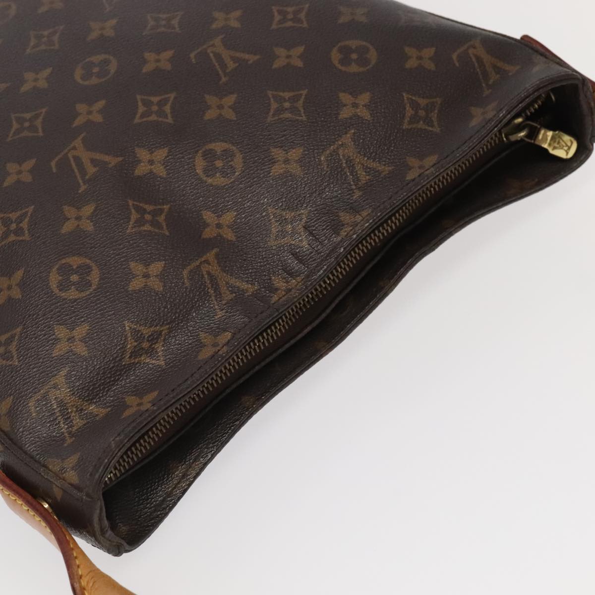 LOUIS VUITTON Monogram Looping GM Shoulder Bag M51145 LV Auth 96475