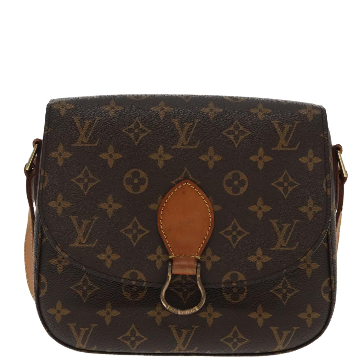 LOUIS VUITTON Monogram Saint Cloud GM Shoulder Bag M51242 LV Auth 96493