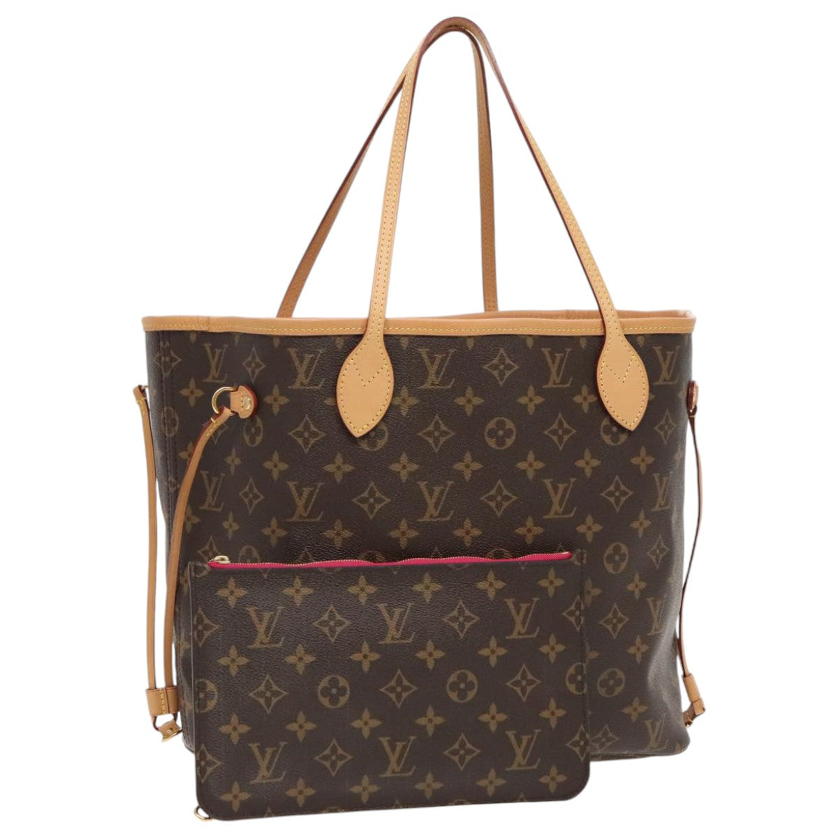 LOUIS VUITTON Monogram Neverfull MM Tote Bag M40156 LV Auth 96507A