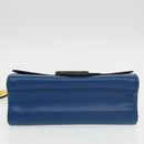 LOUIS VUITTON Epi Peace Love Twist MM Hand Bag Red Blue M52513 LV Auth 96510S-6