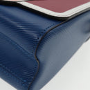 LOUIS VUITTON Epi Peace Love Twist MM Hand Bag Red Blue M52513 LV Auth 96510S-16