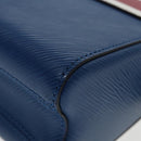 LOUIS VUITTON Epi Peace Love Twist MM Hand Bag Red Blue M52513 LV Auth 96510S-18