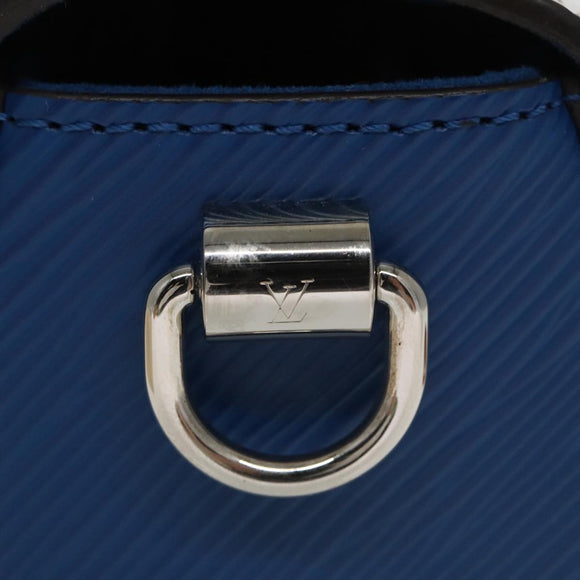 LOUIS VUITTON Epi Peace Love Twist MM Hand Bag Red Blue M52513 LV Auth 96510S