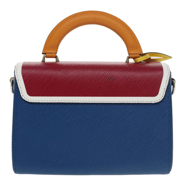 LOUIS VUITTON Epi Peace Love Twist MM Hand Bag Red Blue M52513 LV Auth 96510S - 0