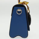 LOUIS VUITTON Epi Peace Love Twist MM Hand Bag Red Blue M52513 LV Auth 96510S-5