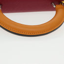 LOUIS VUITTON Epi Peace Love Twist MM Hand Bag Red Blue M52513 LV Auth 96510S-14