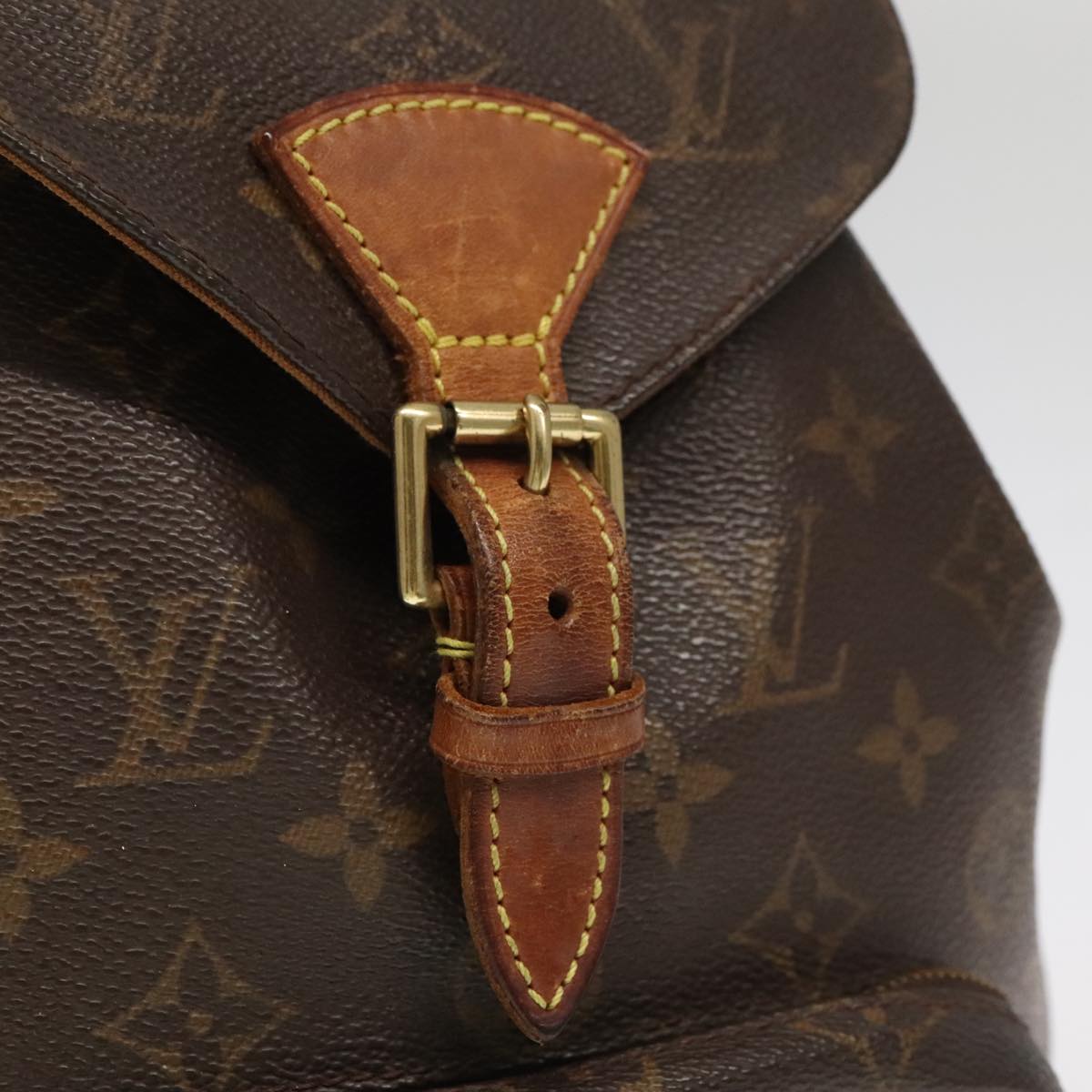 LOUIS VUITTON Monogram Montsouris MM Backpack M51136 LV Auth 96512