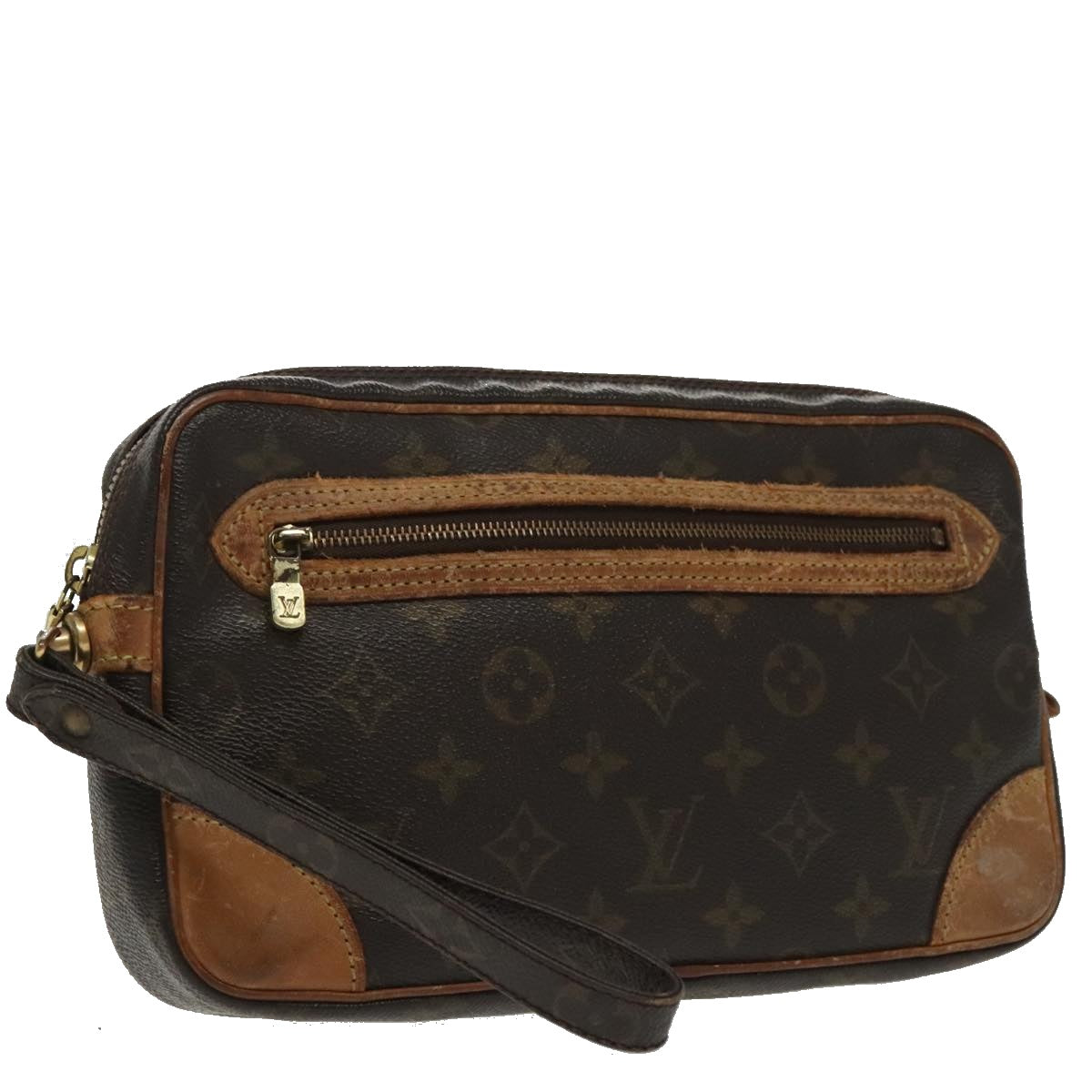 LOUIS VUITTON Monogram Marly Dragonne GM Clutch Bag M51825 LV Auth 96535