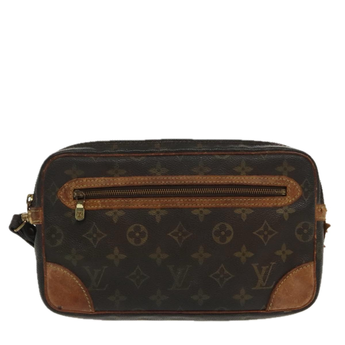 LOUIS VUITTON Monogram Marly Dragonne GM Clutch Bag M51825 LV Auth 96536