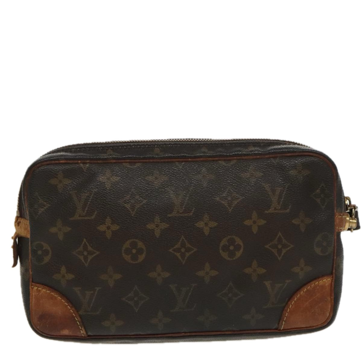 LOUIS VUITTON Monogram Marly Dragonne GM Clutch Bag M51825 LV Auth 96536 - 0