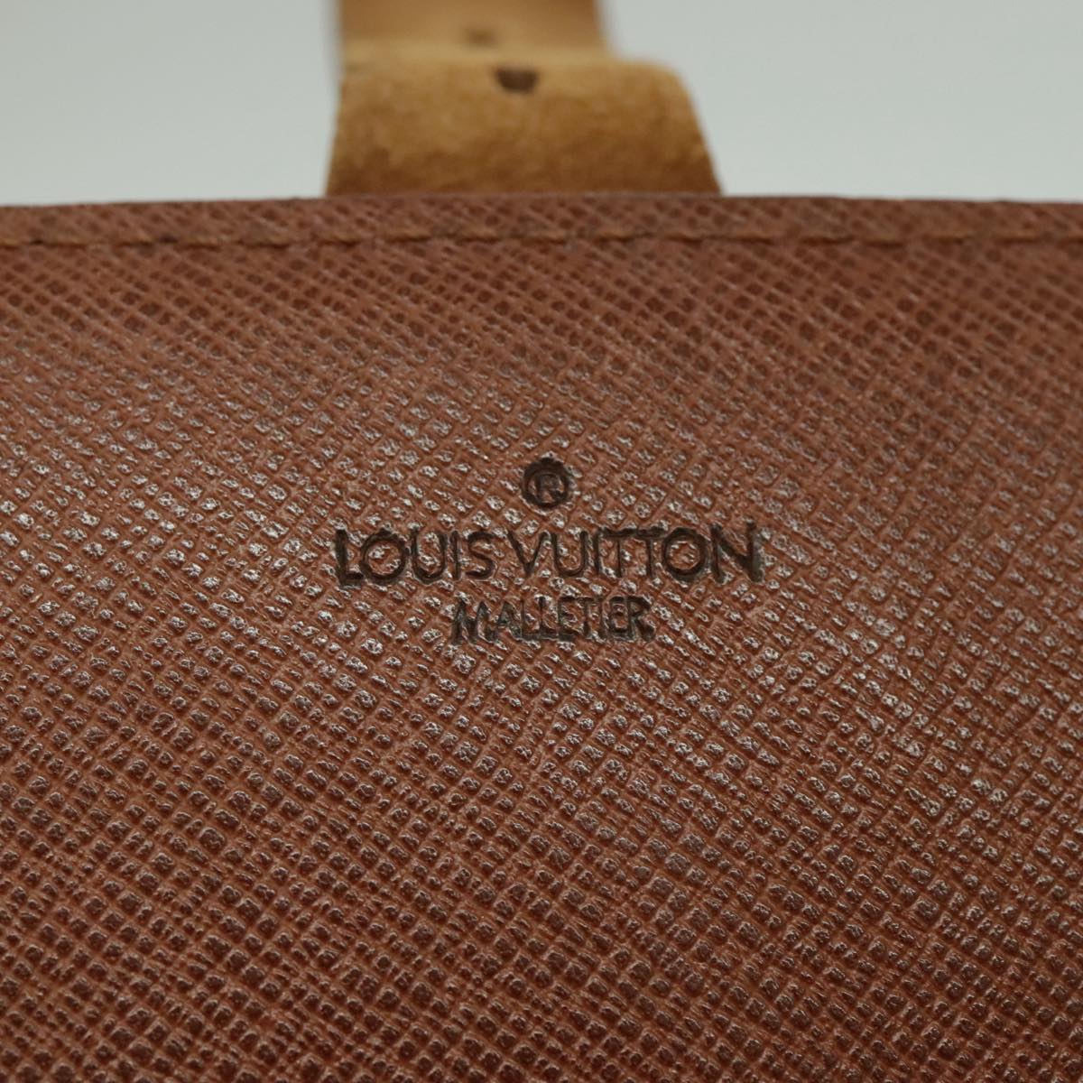 LOUIS VUITTON Monogram Cartouchiere MM Shoulder Bag M51253 LV Auth 96537