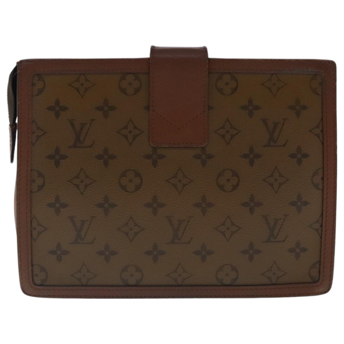 LOUIS VUITTON Monogram Reverse Pochette Dauphine Clutch Bag M69184 LV Auth 96538 - 0