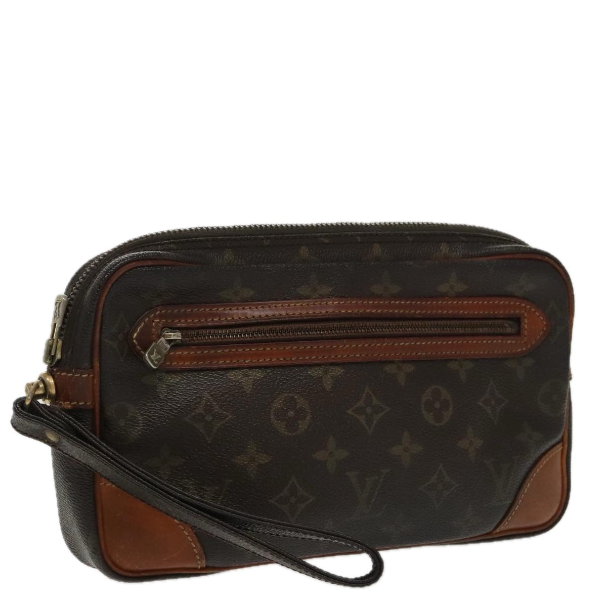 LOUIS VUITTON Monogram Marly Dragonne GM Clutch Bag M51825 LV Auth 96545