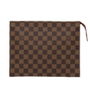 LOUIS VUITTON Damier Ebene Poche Toilette 26 Pouch N47543 LV Auth 96548-13