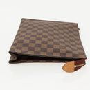 LOUIS VUITTON Damier Ebene Poche Toilette 26 Pouch N47543 LV Auth 96548-3