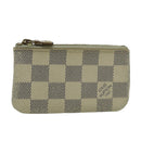 LOUIS VUITTON Damier Azur Pochette Cles Coin Purse N62659 LV Auth 96552-13