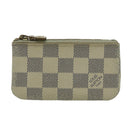 LOUIS VUITTON Damier Azur Pochette Cles Coin Purse N62659 LV Auth 96552-14