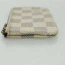 LOUIS VUITTON Damier Azur Pochette Cles Coin Purse N62659 LV Auth 96552-3