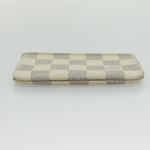 LOUIS VUITTON Damier Azur Pochette Cles Coin Purse N62659 LV Auth 96552