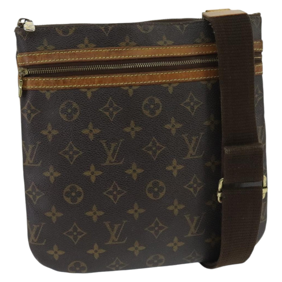 LOUIS VUITTON Monogram Pochette Bosphore Shoulder Bag M40044 LV Auth 96554